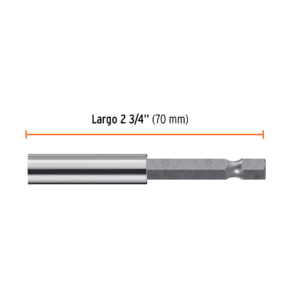 Estuche con 5 extensiones de 70 mm, magnéticas, EXPERT - Imagen 4