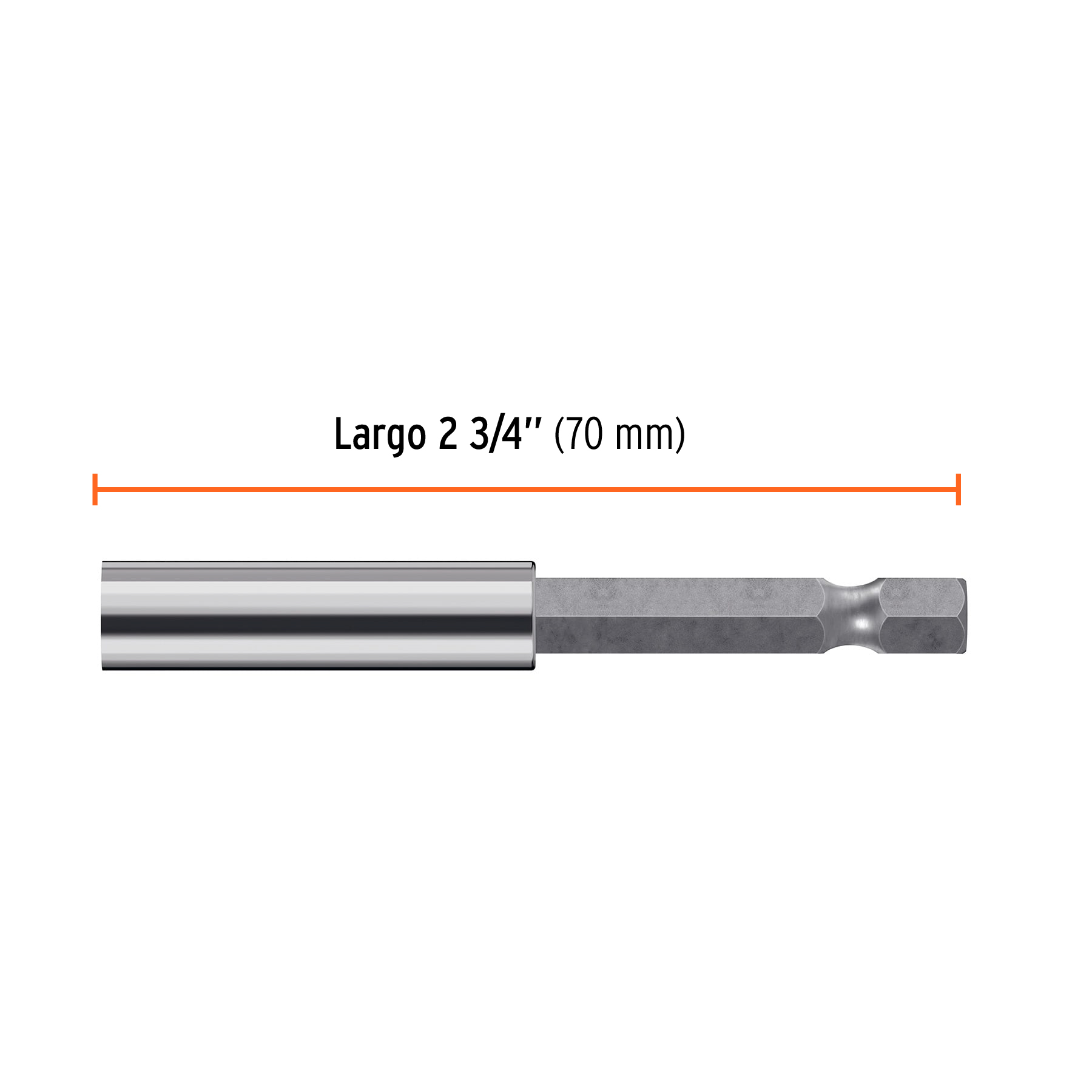 Estuche con 5 extensiones de 70 mm, magnéticas, EXPERT - Imagen 4
