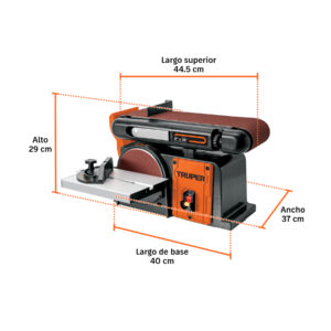 Alternative view of Lijadora de banda y disco 4 x 6', 1/2 HP (375 W), TRUPER