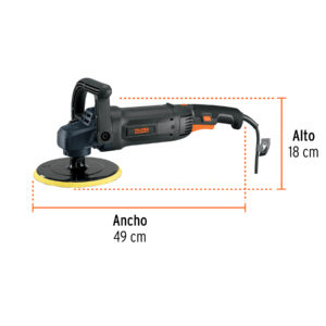 Alternative view of Pulidora rotativa 7', 1200W, TRUPER INDUSTRIAL