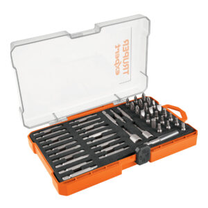 Juego de 47 puntas mixtas largos 1' y 2' en estuche, EXPERT