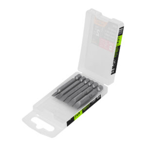 Estuche con 6 puntas planas combinadas largo 2', EXPERT