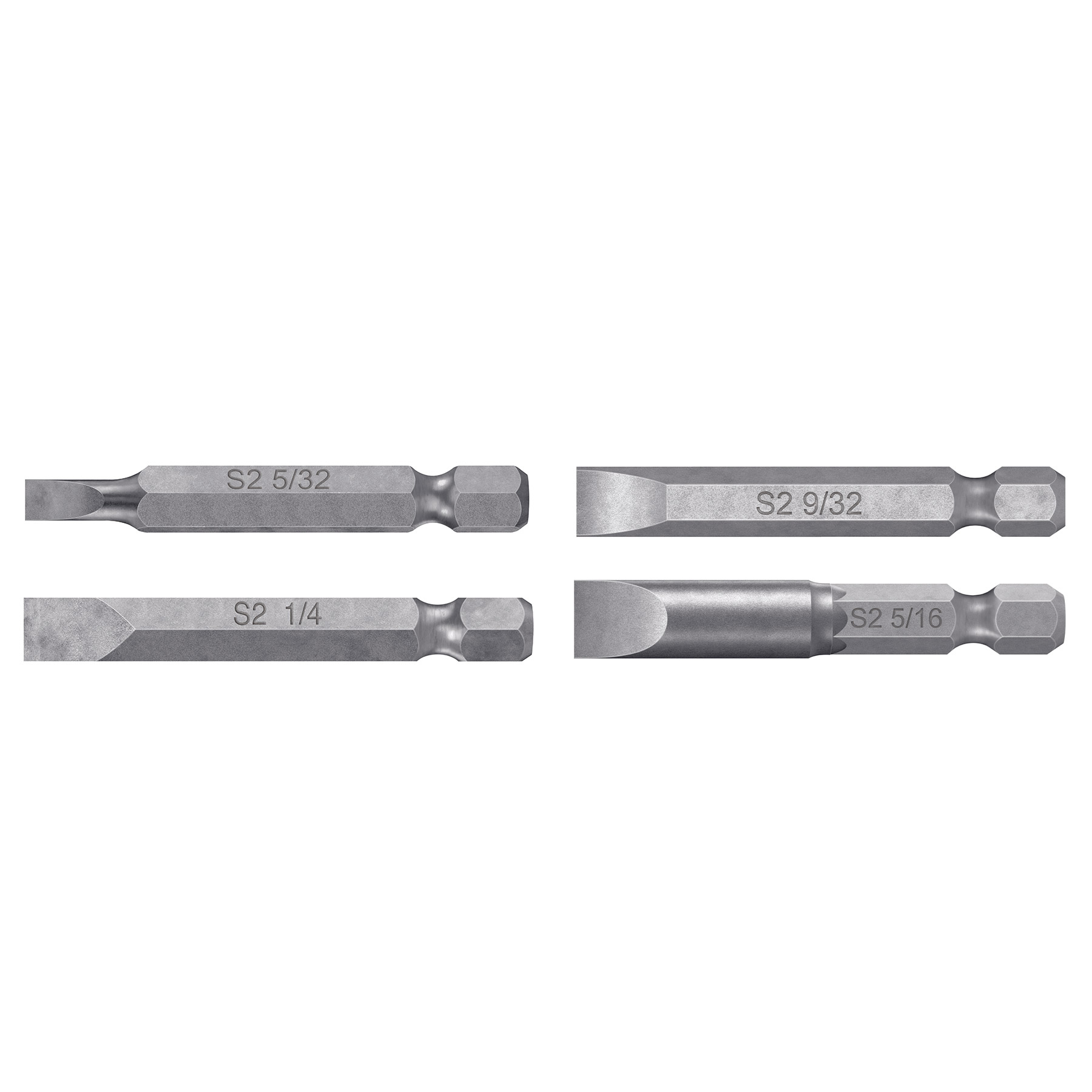 Estuche con 6 puntas planas combinadas largo 2', EXPERT - Imagen 2