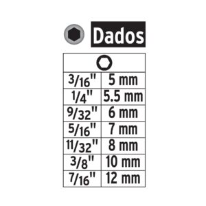 Juego de 14 dados magnéticos para taladro, TRUPER - Imagen 3
