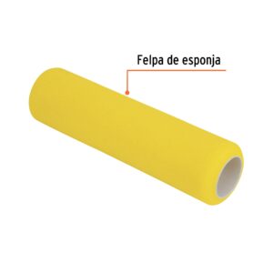 Alternative view of Felpa para rodillo 9 x 3/8' de esponja, superficies lisas