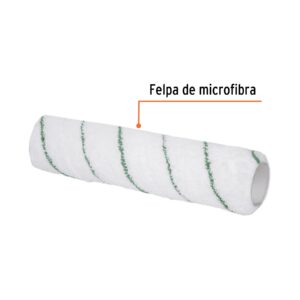 Alternative view of Felpa para rodillo 9x3/8' microfibra, superficie poco rugosa