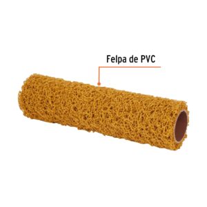 Alternative view of Felpa para rodillo 9 x 7/16' de PVC, acabados texturizados