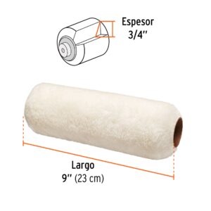 Felpa para rodillo 9 x 3/4' superficies rugosas, EXPERT - Imagen 3