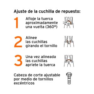 Cuchillas de repuesto para cortapernos 12', TRUPER - Imagen 3