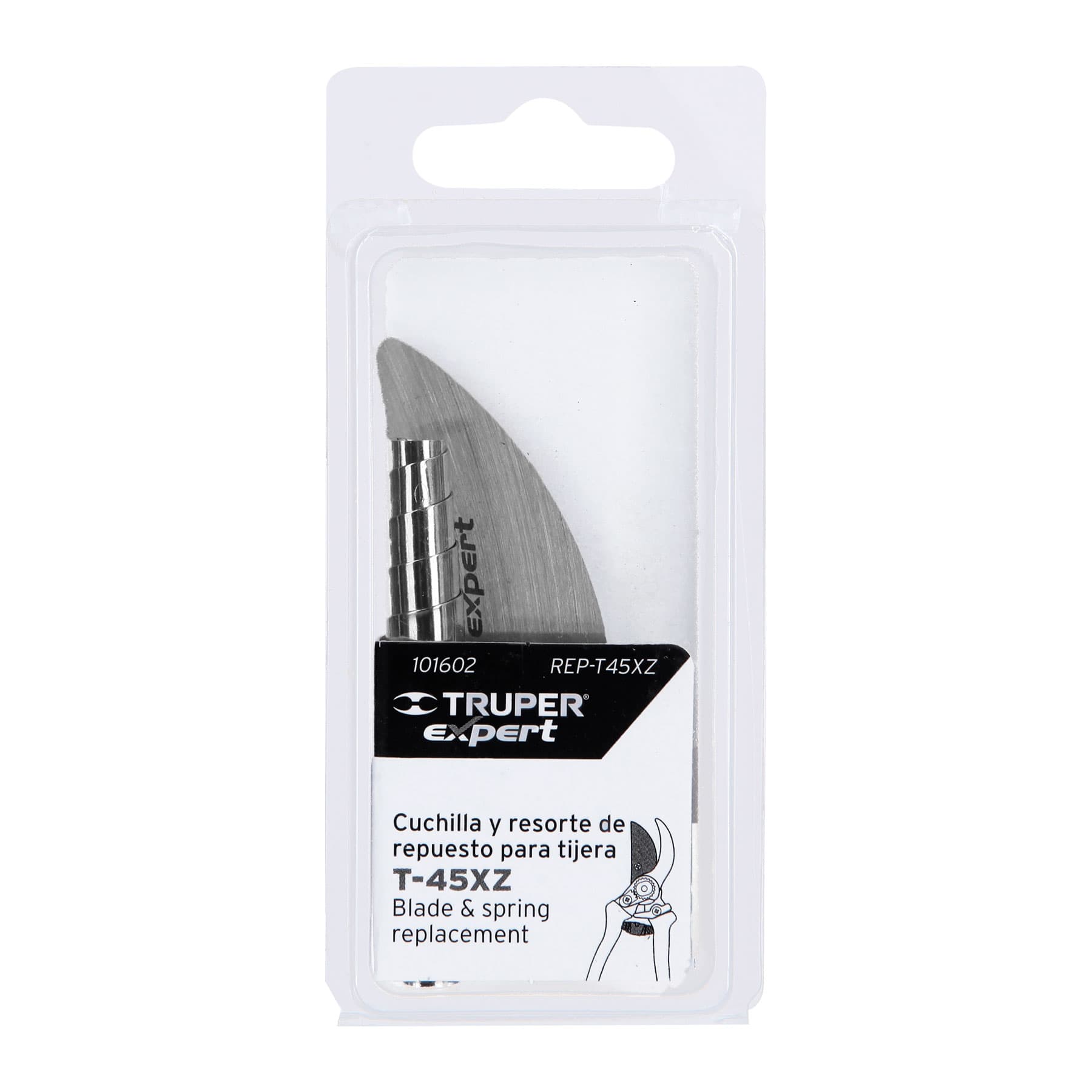 Cuchilla y resorte de repuesto para T-45XZ, TRUPER EXPERT - Imagen 3