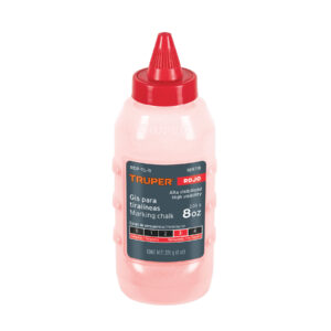 Gis rojo para tiralíneas, alta visibilidad, 8 oz, TRUPER