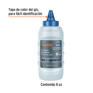 Alternative view of Gis azul para tiralíneas, alta visibilidad, 8 oz, TRUPER