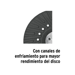 Alternative view of Respaldo para discos de lija 7', eje M14, TRUPER