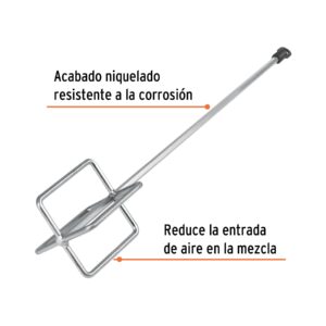 Revolvedor para mortero, 120mm de diámetro, TRUPER - Imagen 2