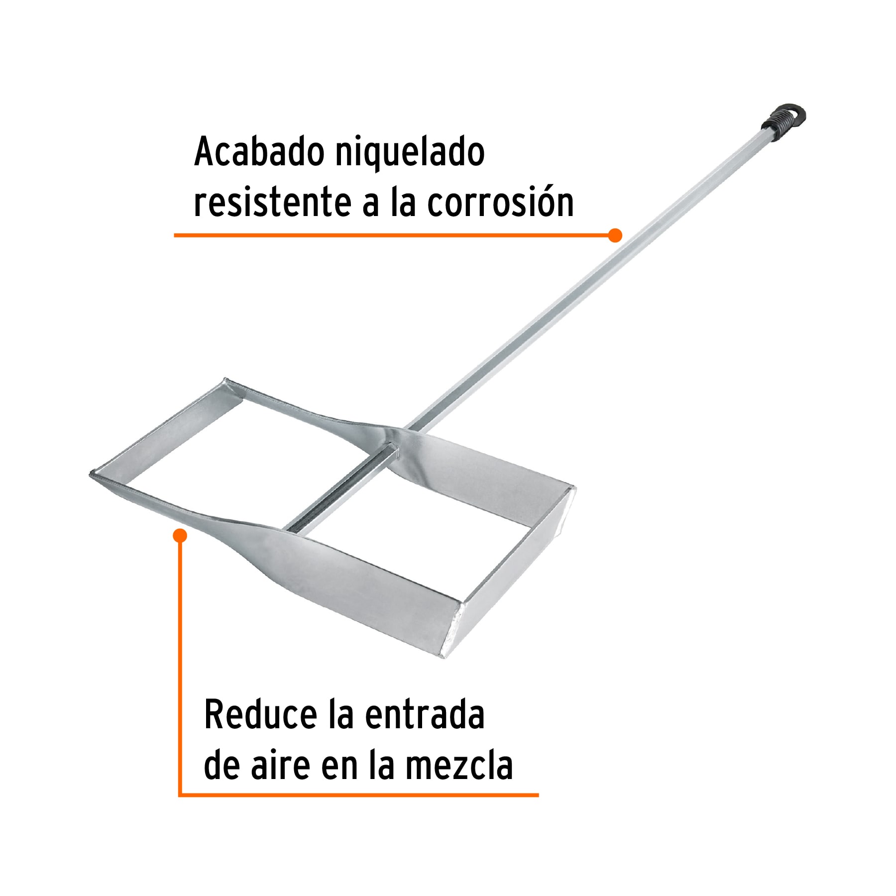 Revolvedor para mortero, 210mm de diámetro, TRUPER - Imagen 2