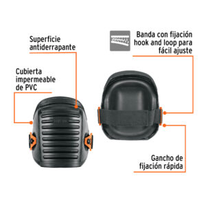 Alternative view of Rodilleras impermeables, para trabajos húmedos, TRUPER