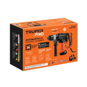 Rotomartillo SDS Plus/destornillador 6 J, 1500W, TRUPER PRO - Imagen 4