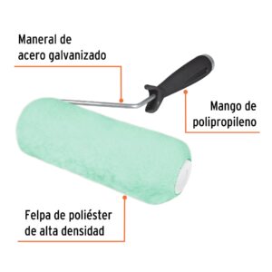 Rodillo para pintar 7 x 5/8' superficies poco rugosas - Imagen 2