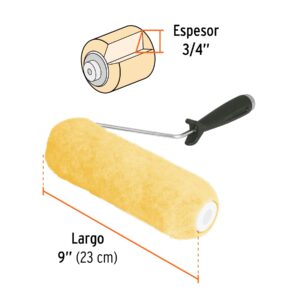 Rodillo para pintar 9 x 3/4' superficies rugosas, TRUPER - Imagen 4