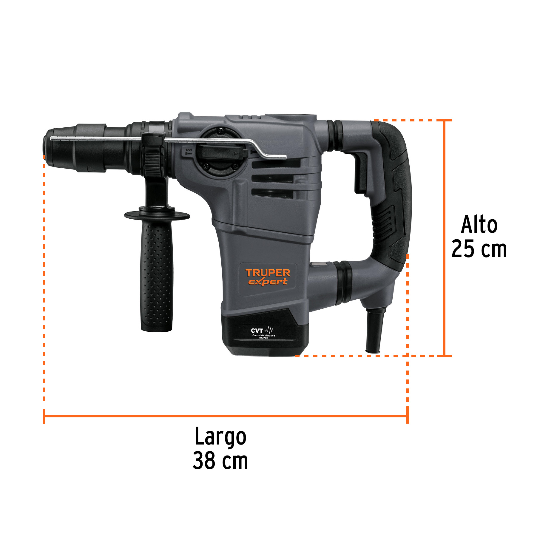 Rotomartillo SDS Plus 4 Joules, 1000W, TRUPER EXPERT - Imagen 2
