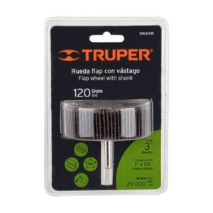 Rueda flap de 3', grano 120, TRUPER - Imagen 3