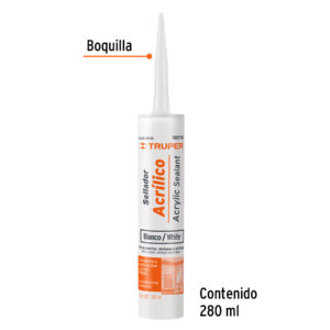 Alternative view of Sellador acrílico de 280 ml, blanco, TRUPER