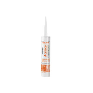 Sellador acrílico de 280 ml, transparente, TRUPER