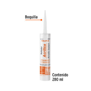 Alternative view of Sellador acrílico de 280 ml, transparente, TRUPER