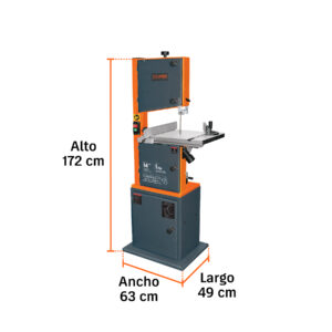 Alternative view of Sierra cinta 14', 1 HP (750 W), TRUPER