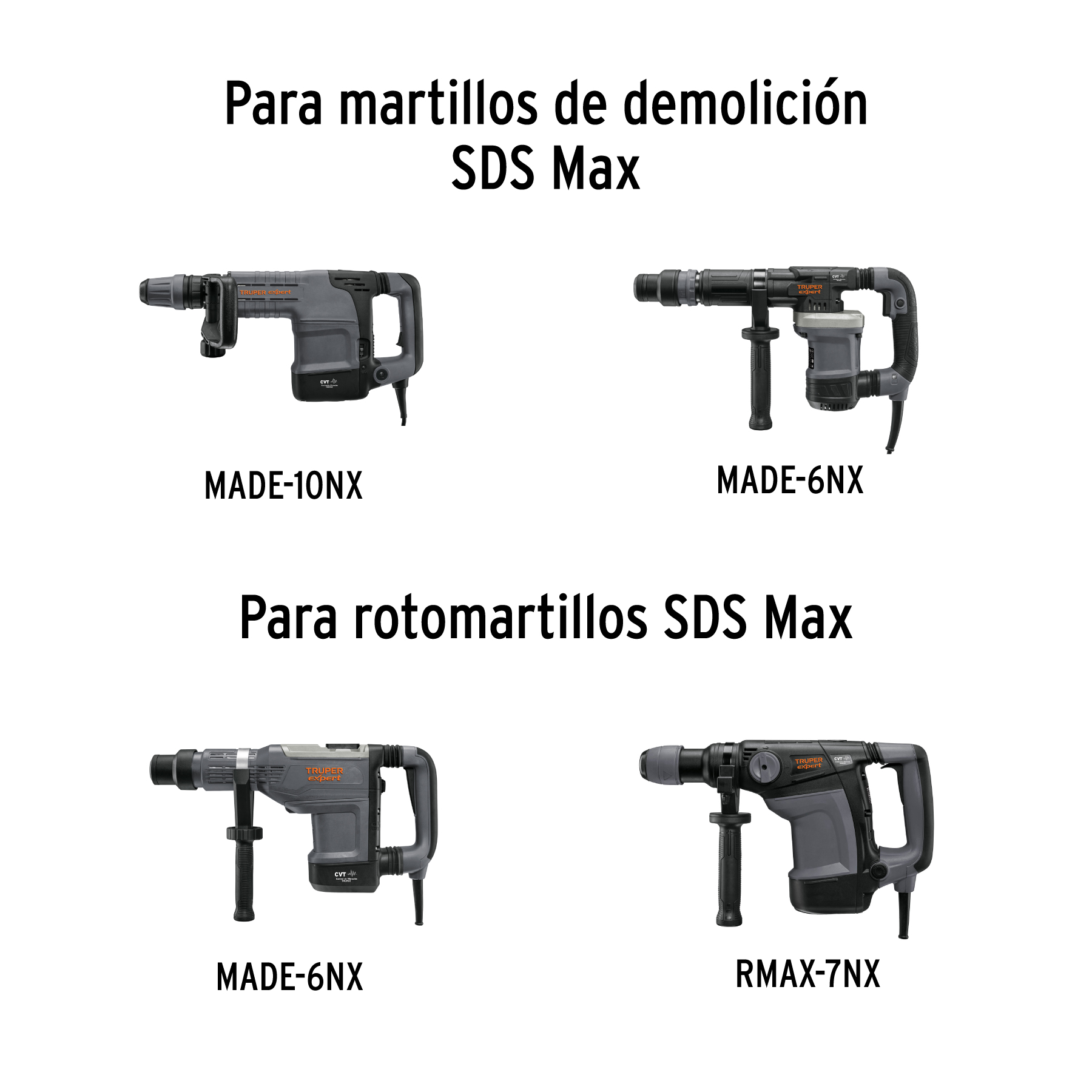 Cincel hueco para acanalado SDS max 7/8' x 16', TRUPER - Imagen 3