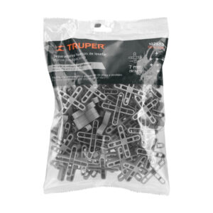 Bolsa con 100 separadores huecos de 7mm para losetas, TRUPER - Imagen 5