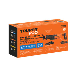 Sierra sable, 20V, 1 batería 2Ah, TRUPER PRO - Imagen 3