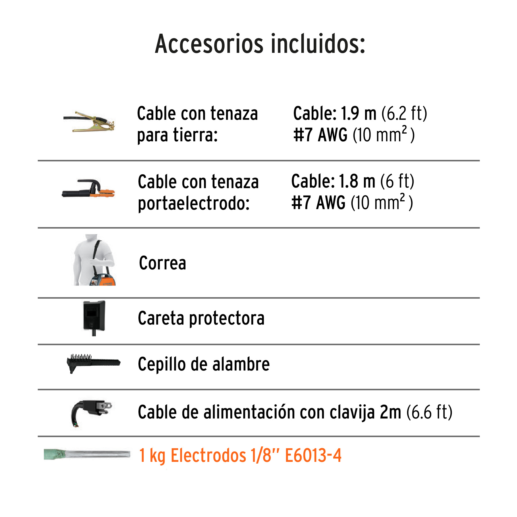 Mini soldadora inversora 100A, 127V, TRUPER EXPERT - Imagen 5
