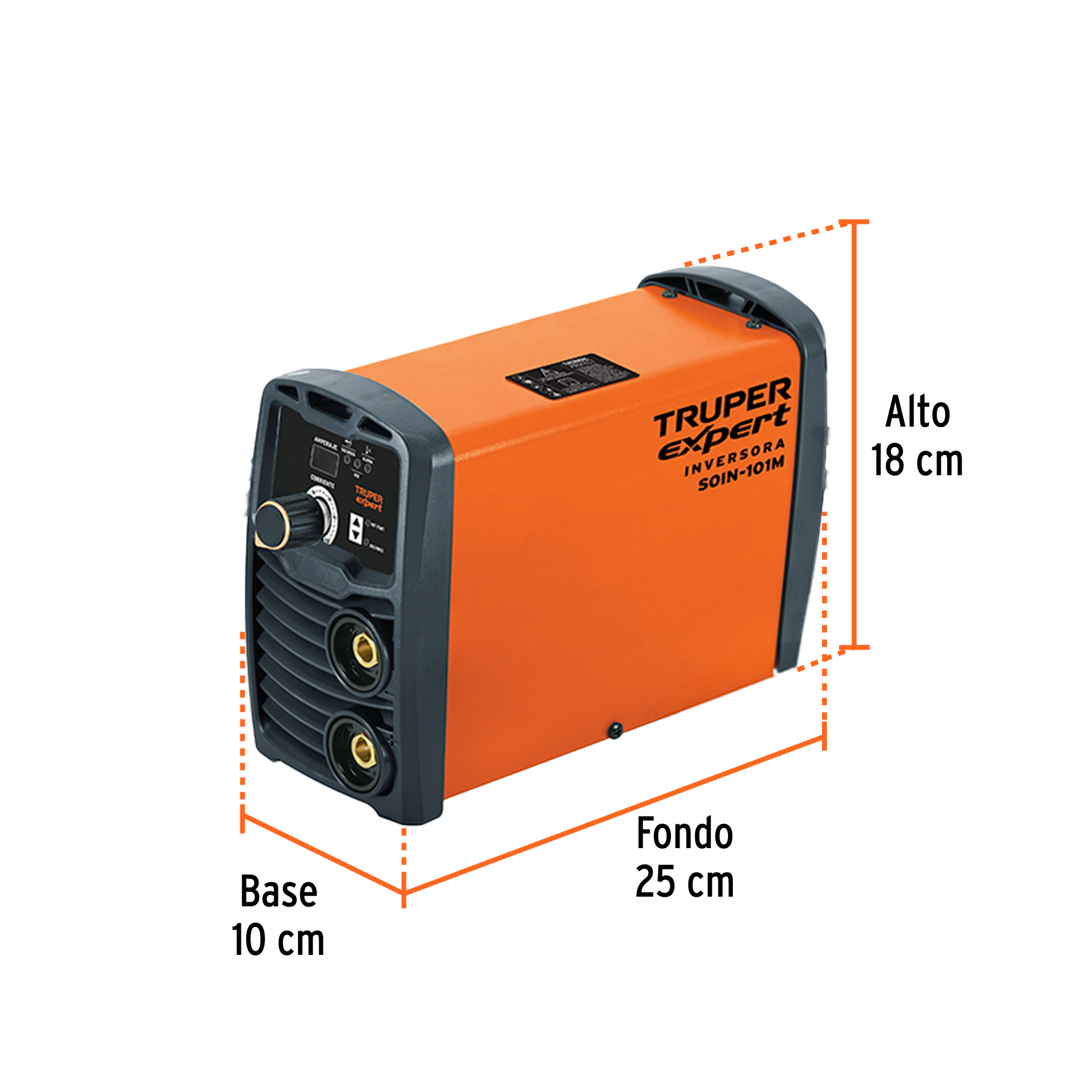 Mini soldadora inversora 100A, 127V, TRUPER EXPERT - Imagen 3