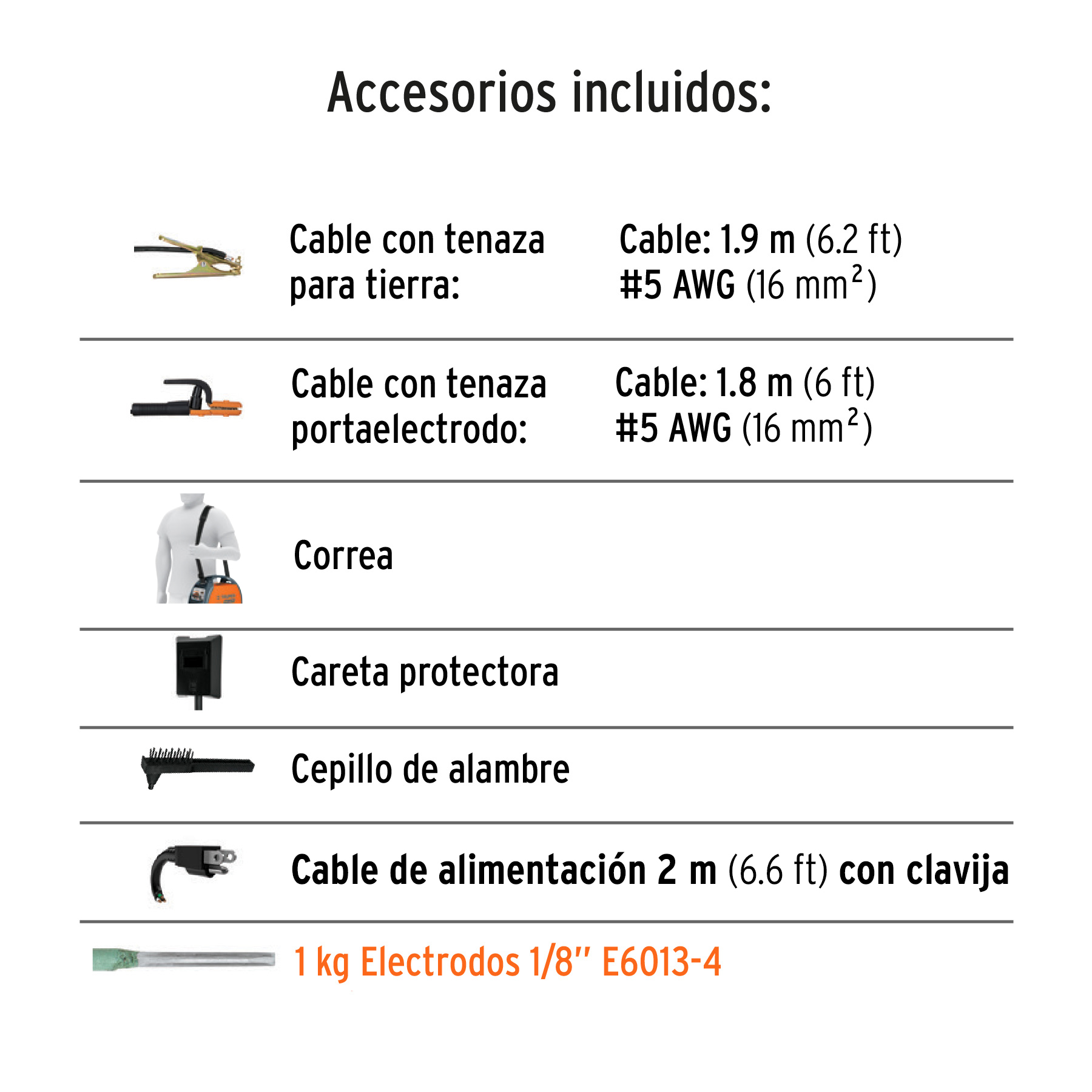 Soldadora inversora 130A, 127V, TRUPER EXPERT - Imagen 4