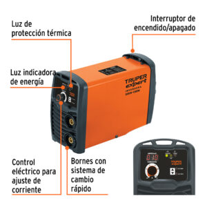 Mini soldadora inversora 130A, 127V, TRUPER EXPERT - Imagen 5