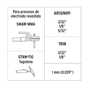 Soldadora inversora 130A, 127V, TRUPER - Imagen 6