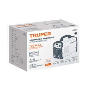 Soldadora inversora 130A, 127V, TRUPER - Imagen 7