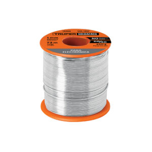 Soldadura 60/40 para electrónica, 450 g, TRUPER SOLDAFÁCIL