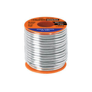 Soldadura 95/5 para tubería de gas, 450 g, TRUPER SOLDAFÁCIL