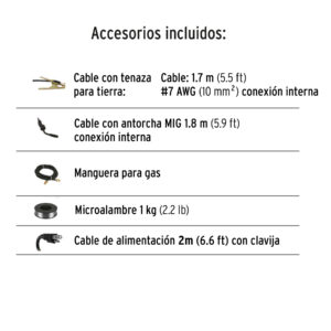 Soldadora para microalambre, 130A, TRUPER - Imagen 6