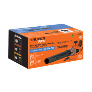 Sopladora inalámbrica 40V, 2 baterías 2Ah, 1 carg.dual, PRO - Imagen 4