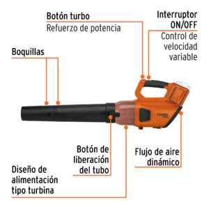 Alternative view of Sopladora inalámbrica 40V, sin accesorios, TRUPER PRO