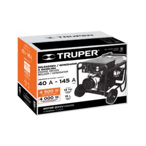 Soldadora a gasolina 145 A con generador, TRUPER - Imagen 4