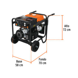 Soldadora a gasolina 145 A con generador, TRUPER - Imagen 3