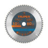 Disco sierra 10' para madera, 60 dientes centro 1', TRUPER