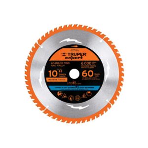 Disco sierra 10' para madera, 60 dientes centro 1', EXPERT