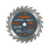 Disco sierra 4-1/2' para madera, 24 dientes centro 3/8'