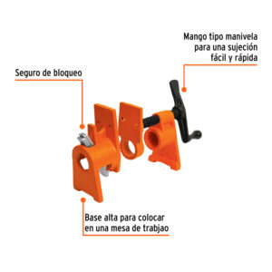 Alternative view of Sargento de tubo 3/4', TRUPER