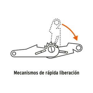 Juego de 2 sujetadores con matraca, carga máxima 408 kg - Imagen 4